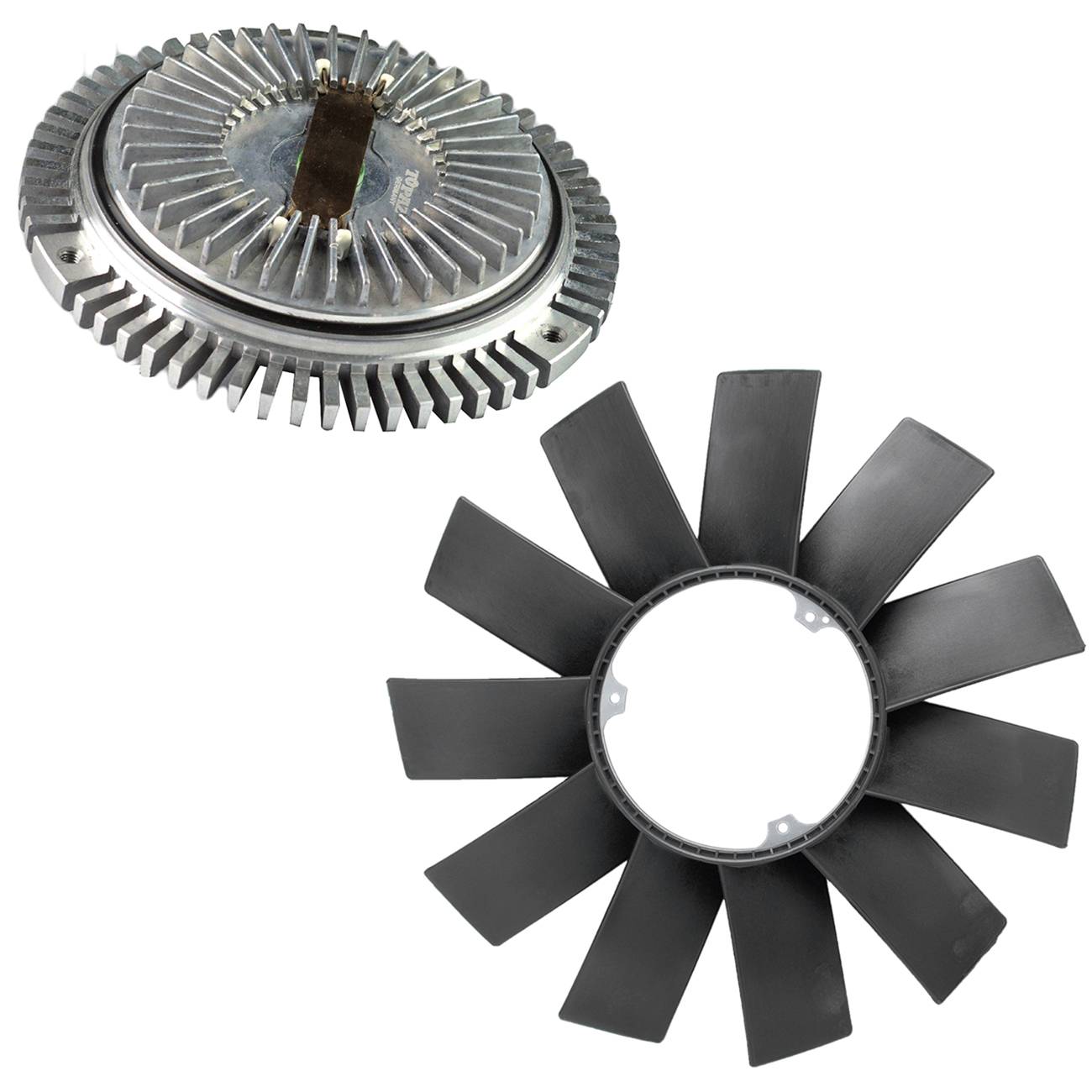 FAN BLADE + FAN CLUTCH KIT For BMW E36 E46 E53 E34 E32 E39 323i 325i X5 Z3 528i