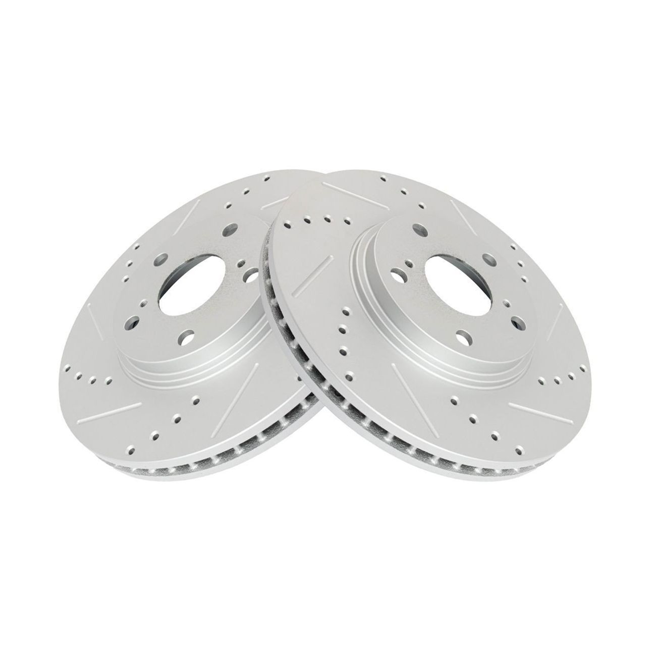 Brake Rotor Drilled & Slotted G-Coated Front Kit