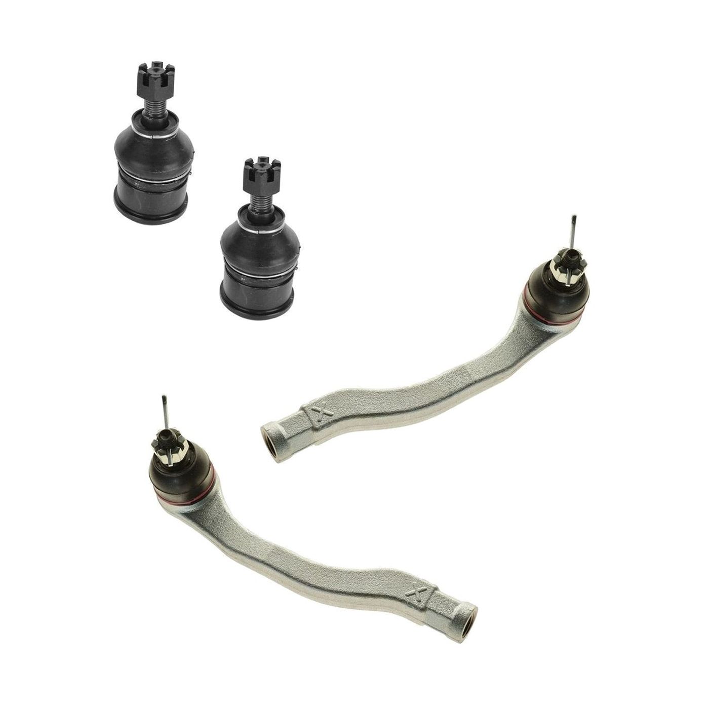 Lower Ball Joint & Outer Tie Rod Kit Set Of 4 For Honda Acura