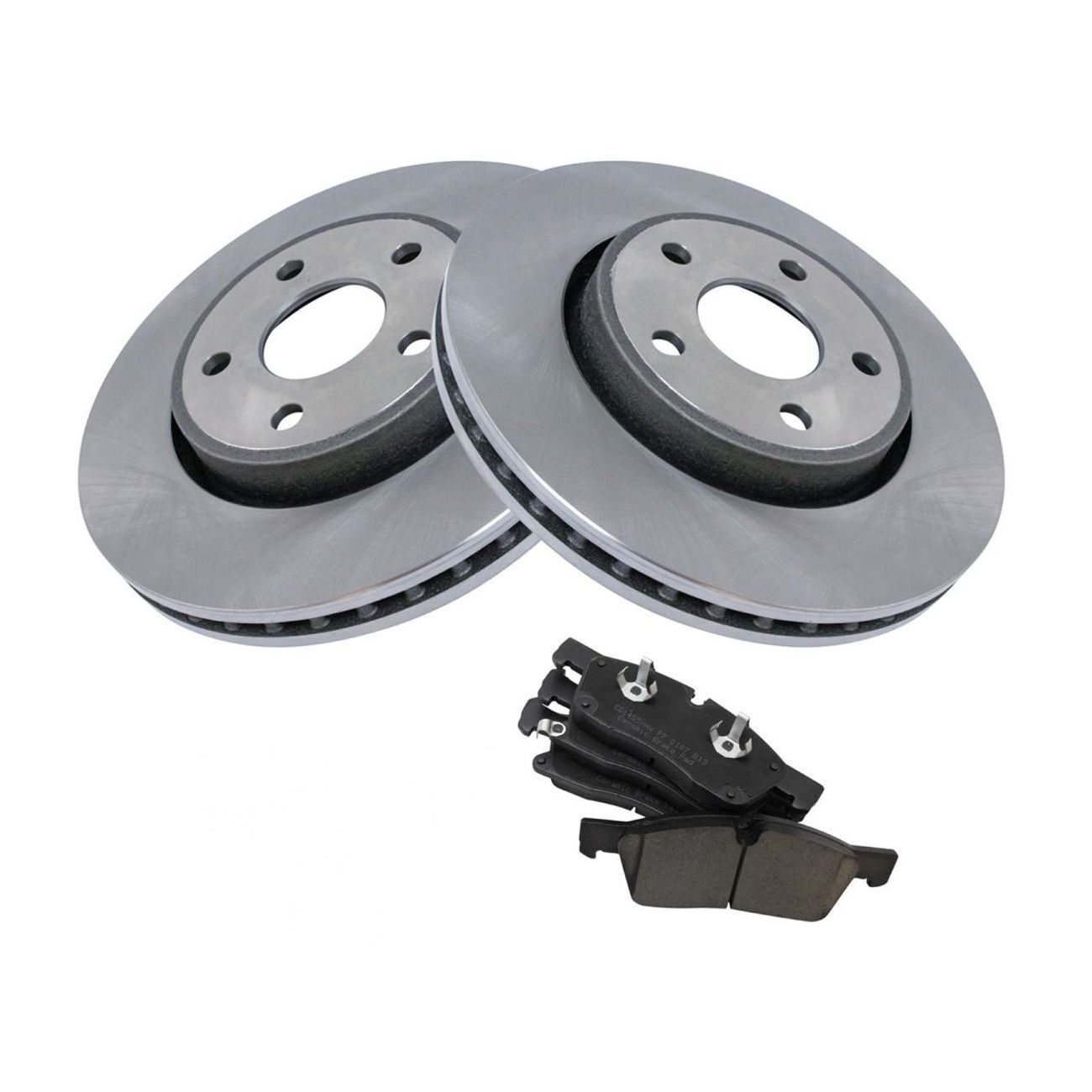 For 11-18 Dodge Durango 11-16 Jeep Grand Cherokee Front Brake Pads & Rotor Kit