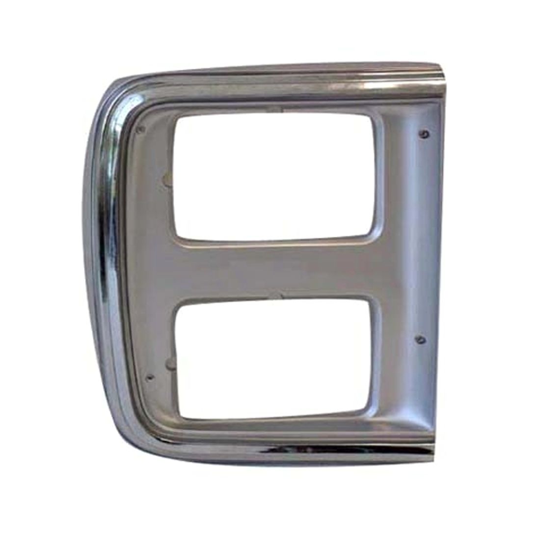 For Chevrolet 1985-1991 G10 Dual Rectangular Headlight Door Chrome/Argent Right