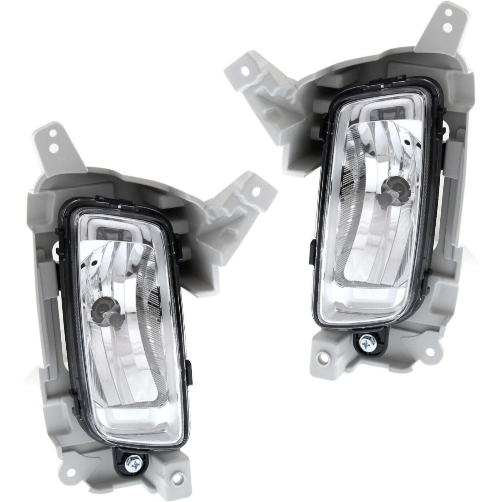 Set Of 2 Clear Lens Fog Light For 2014-2015 Sorento Left & Right Pkg