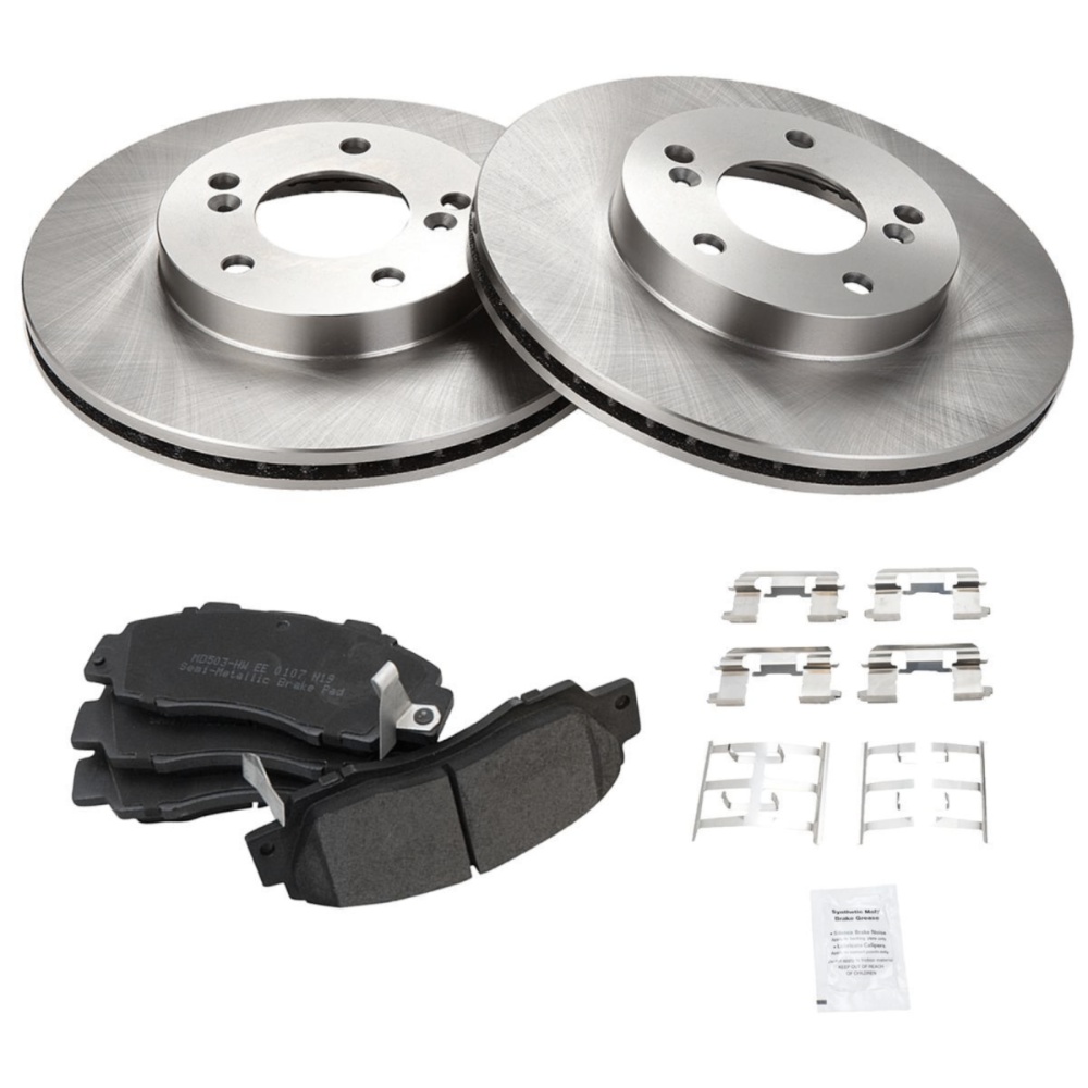 Front Posi Metallic Brake Pad & Rotor Kit For 1991-2001 Acura Honda Isuzu