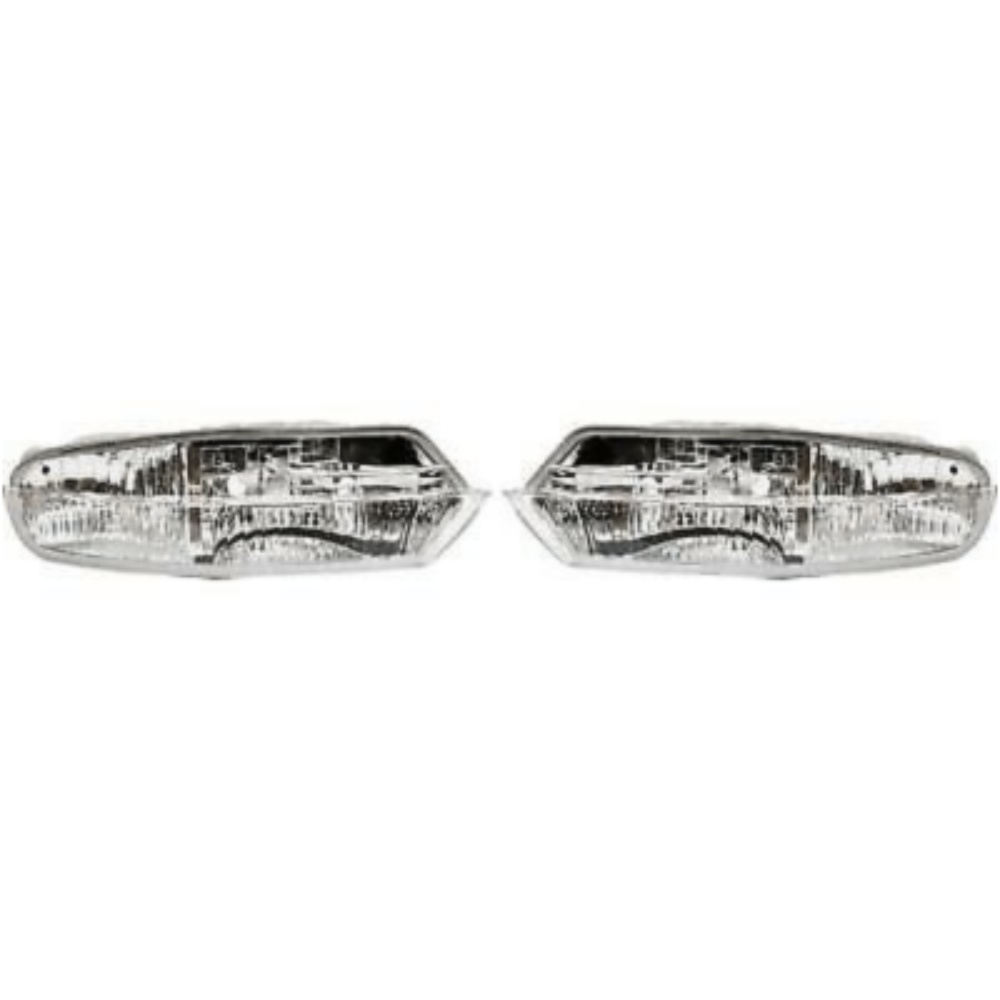 Set Of 2 Clear Lens Fog Light For 2004-2006 Lexus LS430 LH & RH Plastic Lens