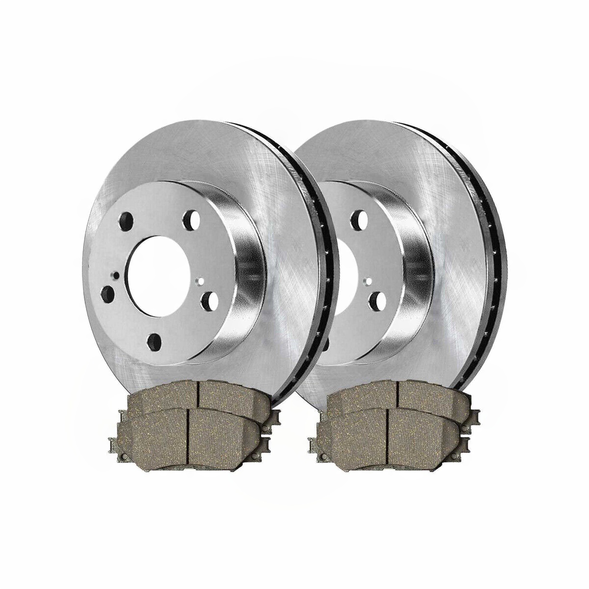 Front Brake Rotors & Metallic Pads Kit For Toyota Corolla Scion XD