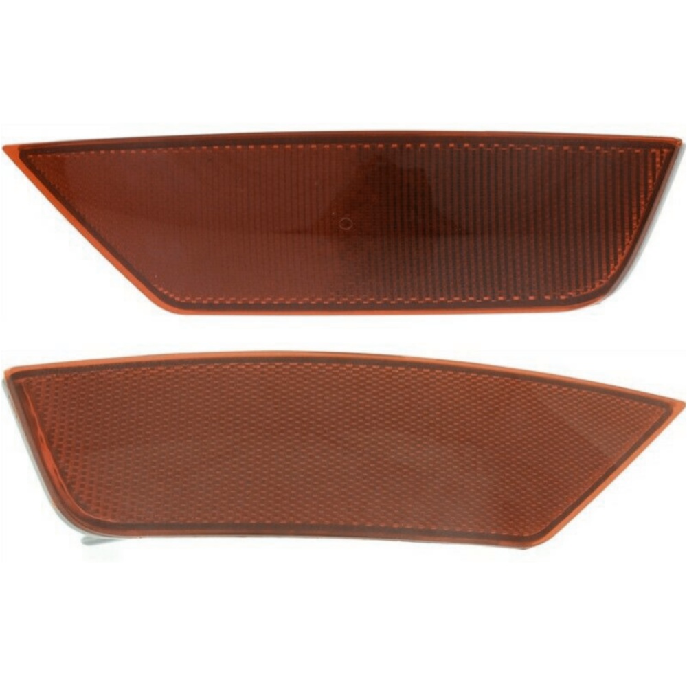 Bumper Reflector Set For Ford 2013-2019 Escape Sport Utility Rear 2-Pcs