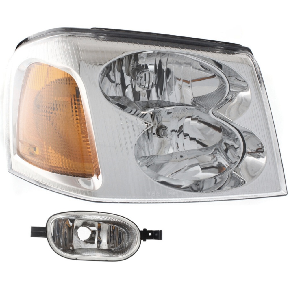 Headlight Kit For GMC 02-09 Envoy 02-06 Envoy XL 04-05 Envoy XUV Right 2pc