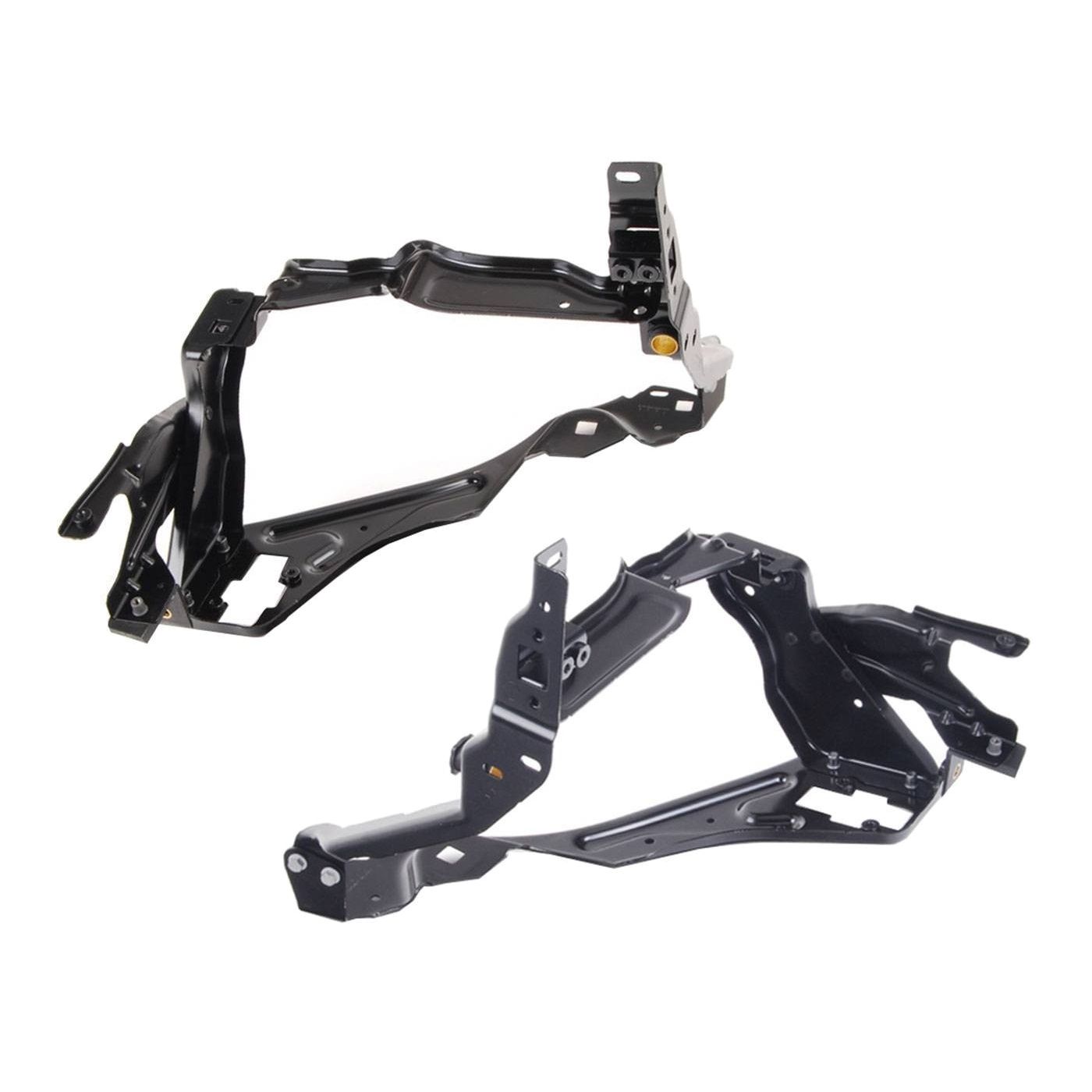 2PC For Benz C-Class W204 Headlight Lamp Frame Support Mount Left & Right