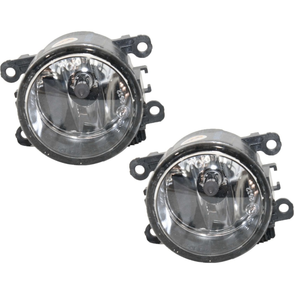 Set Of 2 Clear Lens Fog Light For 07-12 Eclipse 06-11 Endeavor Left & Right