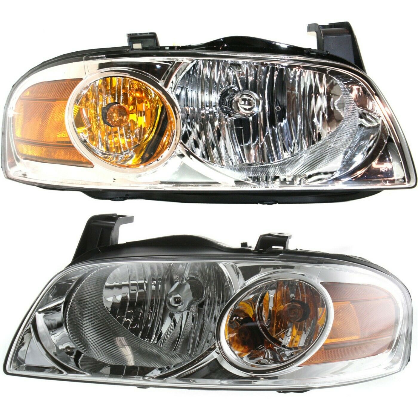 Models Headlights Headlamps Pair Set For 04-06 Nissan Sentra Base And S