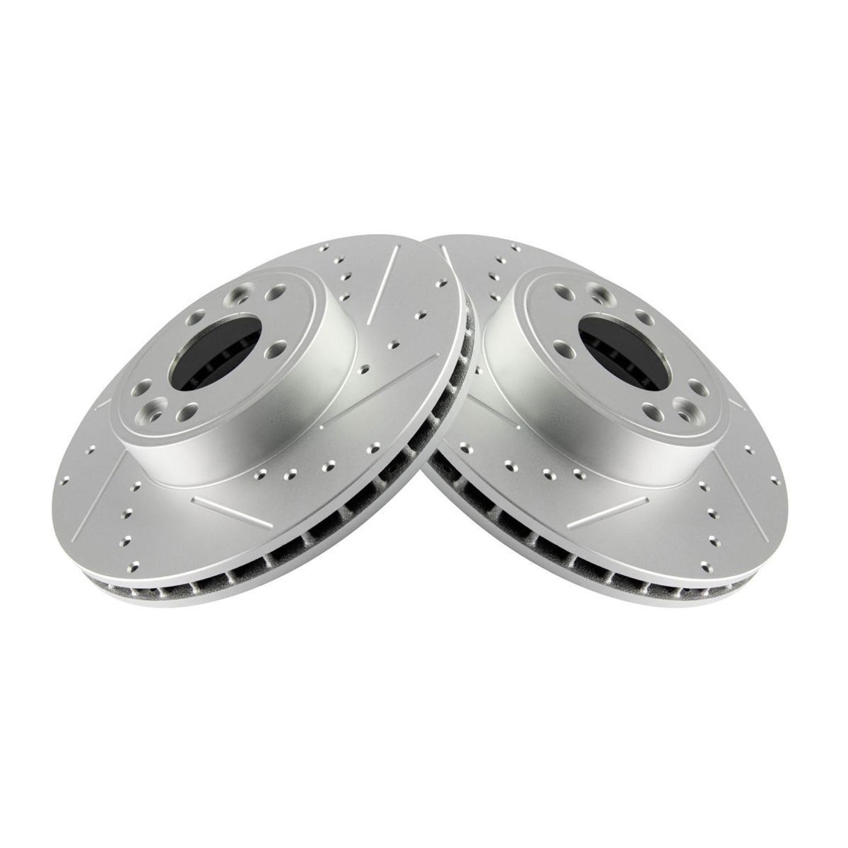 Brake Rotor Drilled Slotted G-Coated Front