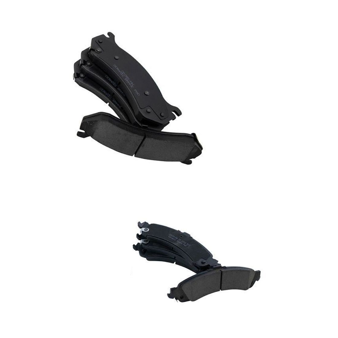 Front & Rear Posi Ceramic Brake Pad Kit W/Chemicals For GM Truck SUV