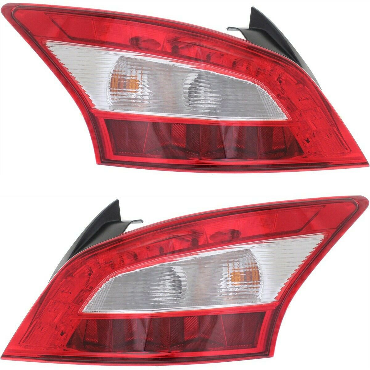 Set Of 2 Tail Light For 09-11 Maxima S 09-11 Maxima SV S LH & RH W/ Bulb(s)