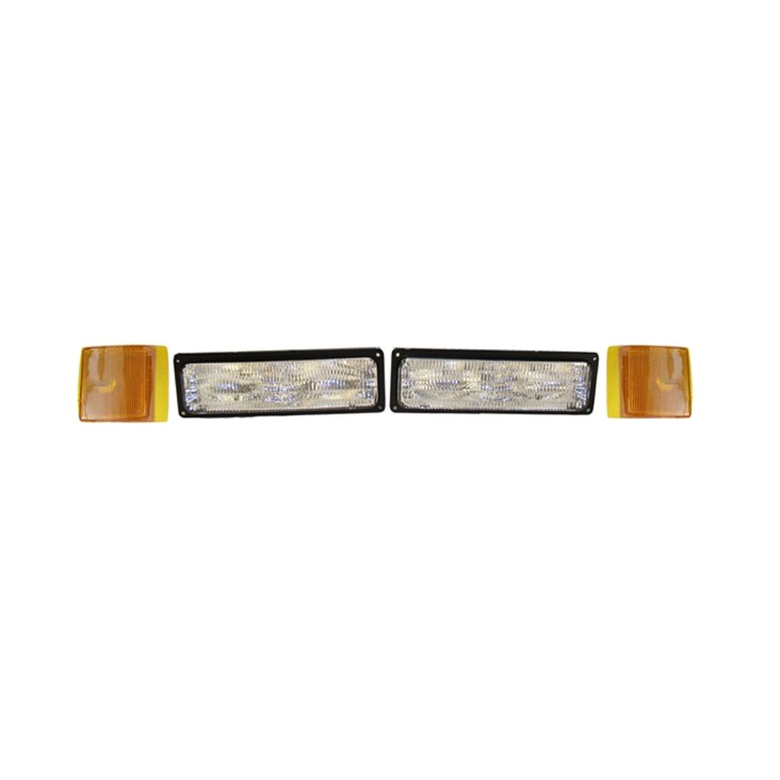 For 1994-1999 Yukon SLE Pickup Signal Park Light Side Marker Light Lower 4pcs