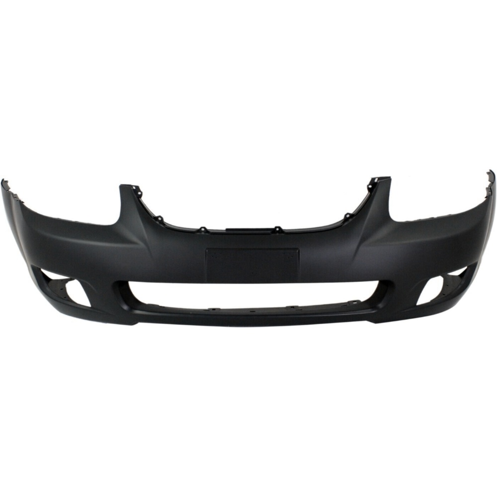 Front Bumper Cover For 2007-2009 Kia Spectra Sedan With Fog Lamp Holes Primed