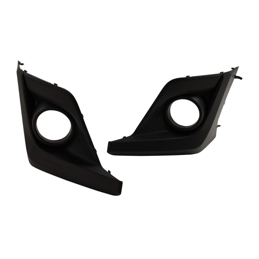 Pair Set Of 2 Fog Light Trims Driving Lamp Front Driver & Passenger Side