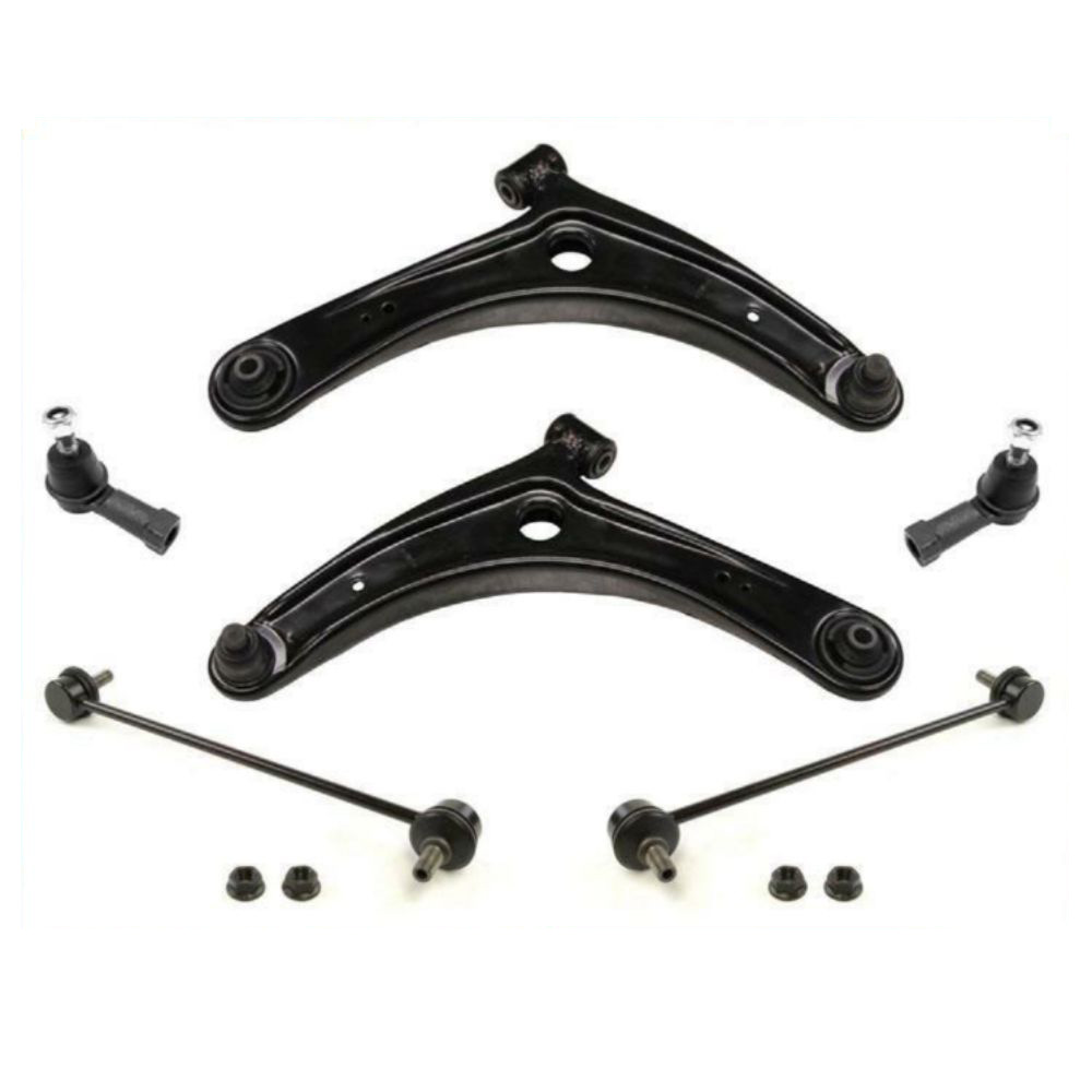 Front Lower Control Arms Tie Rods Sway Bar Links For Mitsubishi