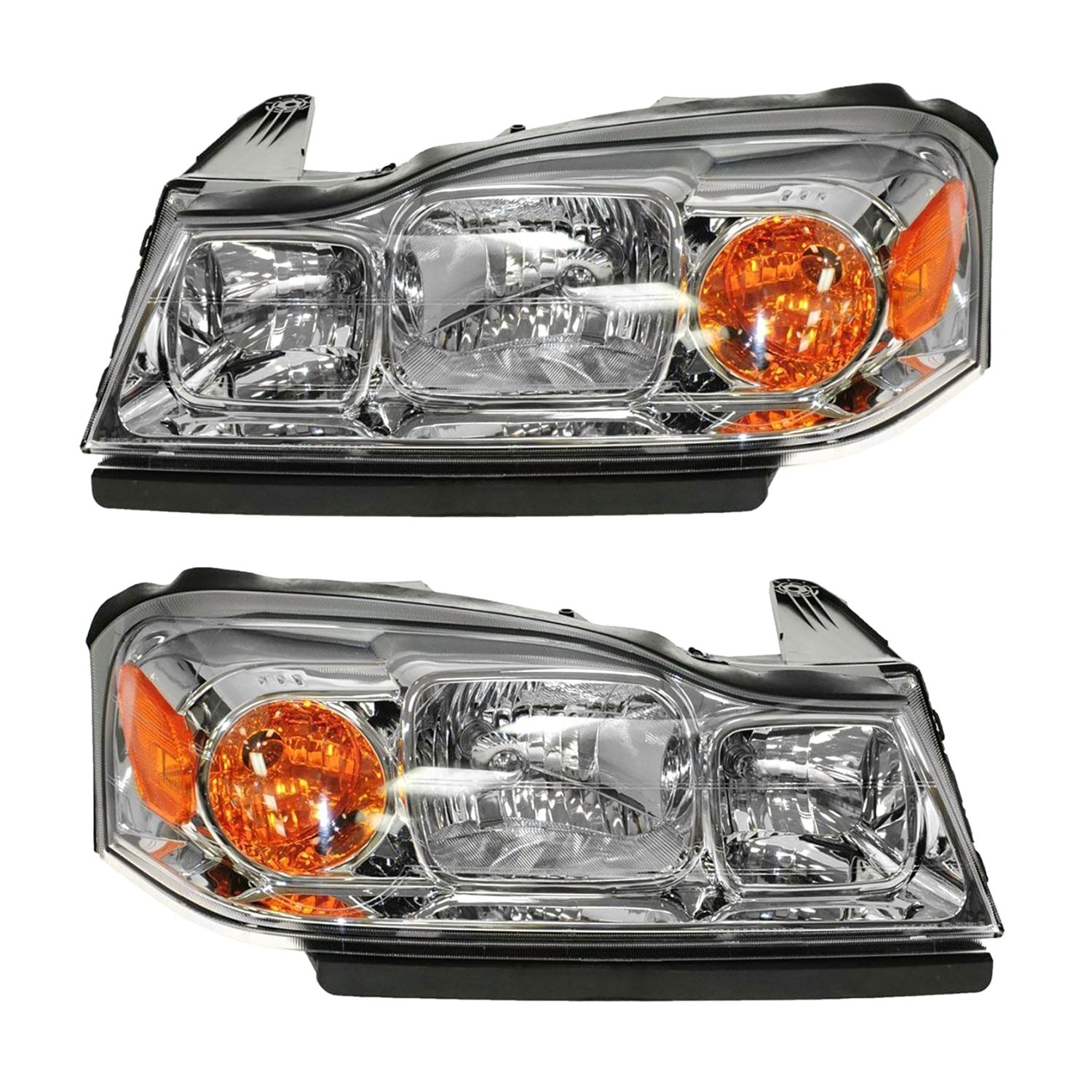 For Saturn 2006-2007 Vue Sport Utility Headlights Headlamps Left & Right Set