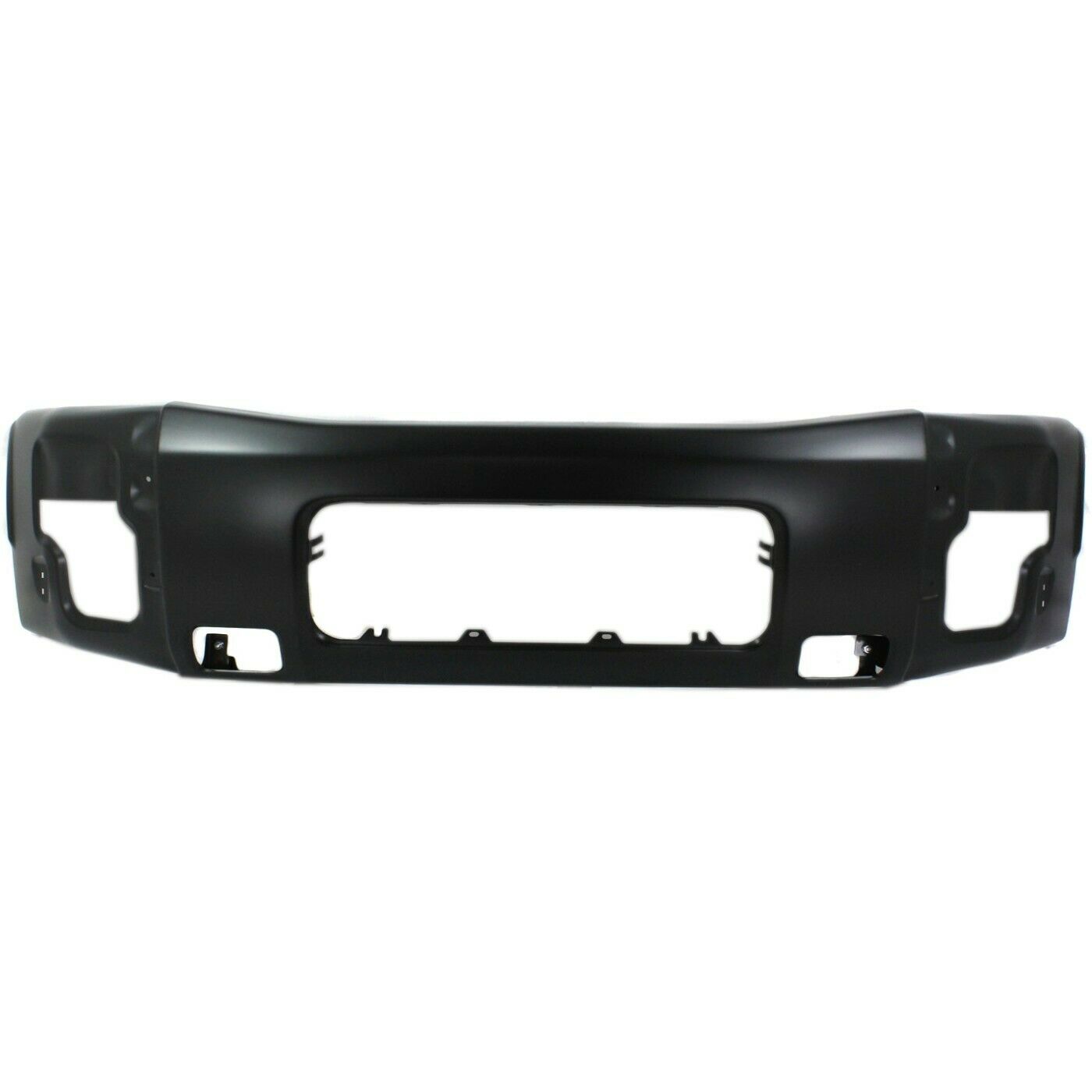 Front Bumper For 2008-2015 Nissan Titan Painted Black Steel