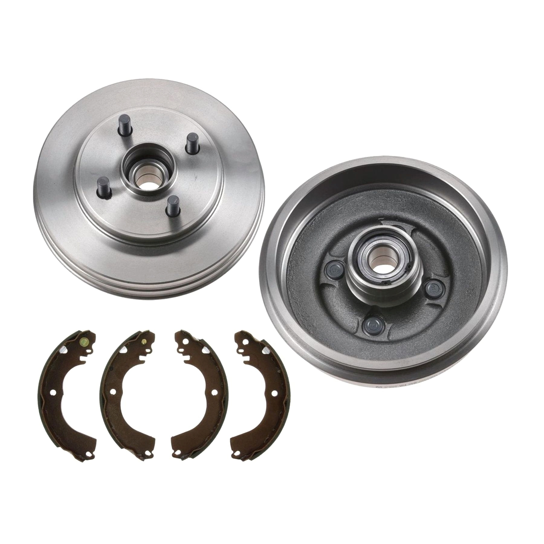 Rear Brake Drums Brake Shoes For 2022 Mirage Black Edition Hatchback 3pc Kit
