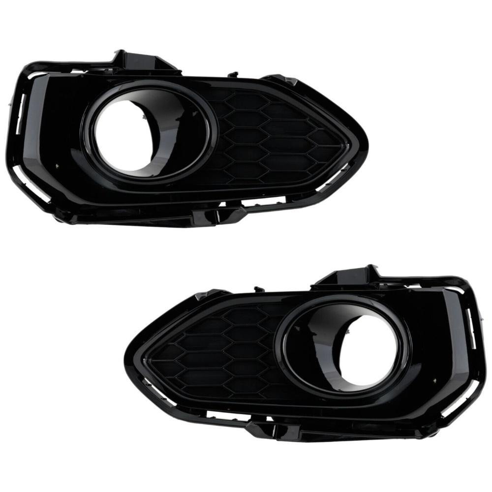 Fog Light Trims Driving Lamp Set Of 2 Front Driver & Passenger Side For Fit Pair