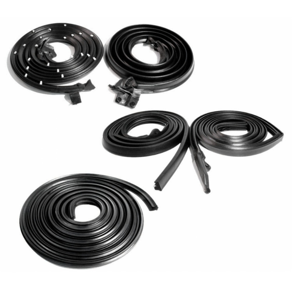 Weatherstrip Rubber Seal Door Roofrail Trunk Kit Set For 65-66 Deville Impala 88