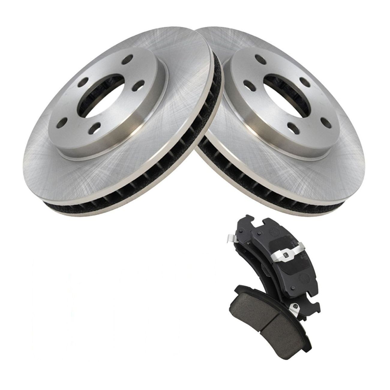 For 1996-1999 88 Bonneville LeSabre Ceramic Brake Pad & Rotor Front Kit W/Fluids