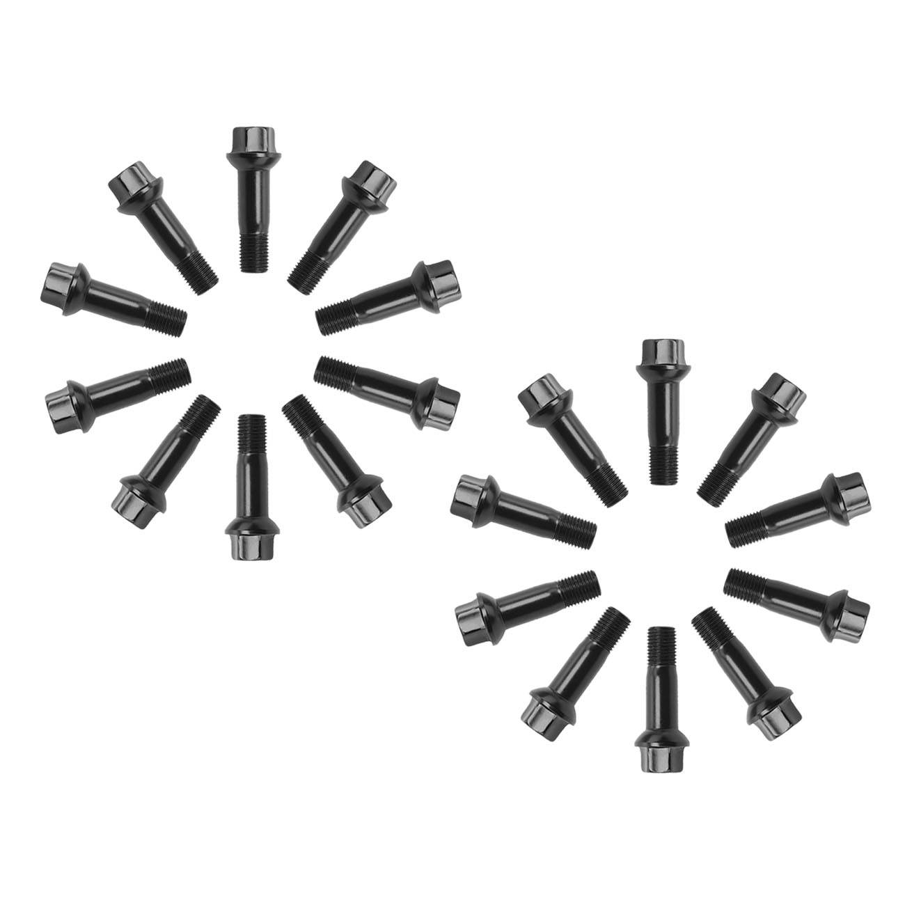 20 PCS For Mercedes Benz ML350 S500 S550 CL500 GL450 Wheel Lug Bolts Nuts Kit