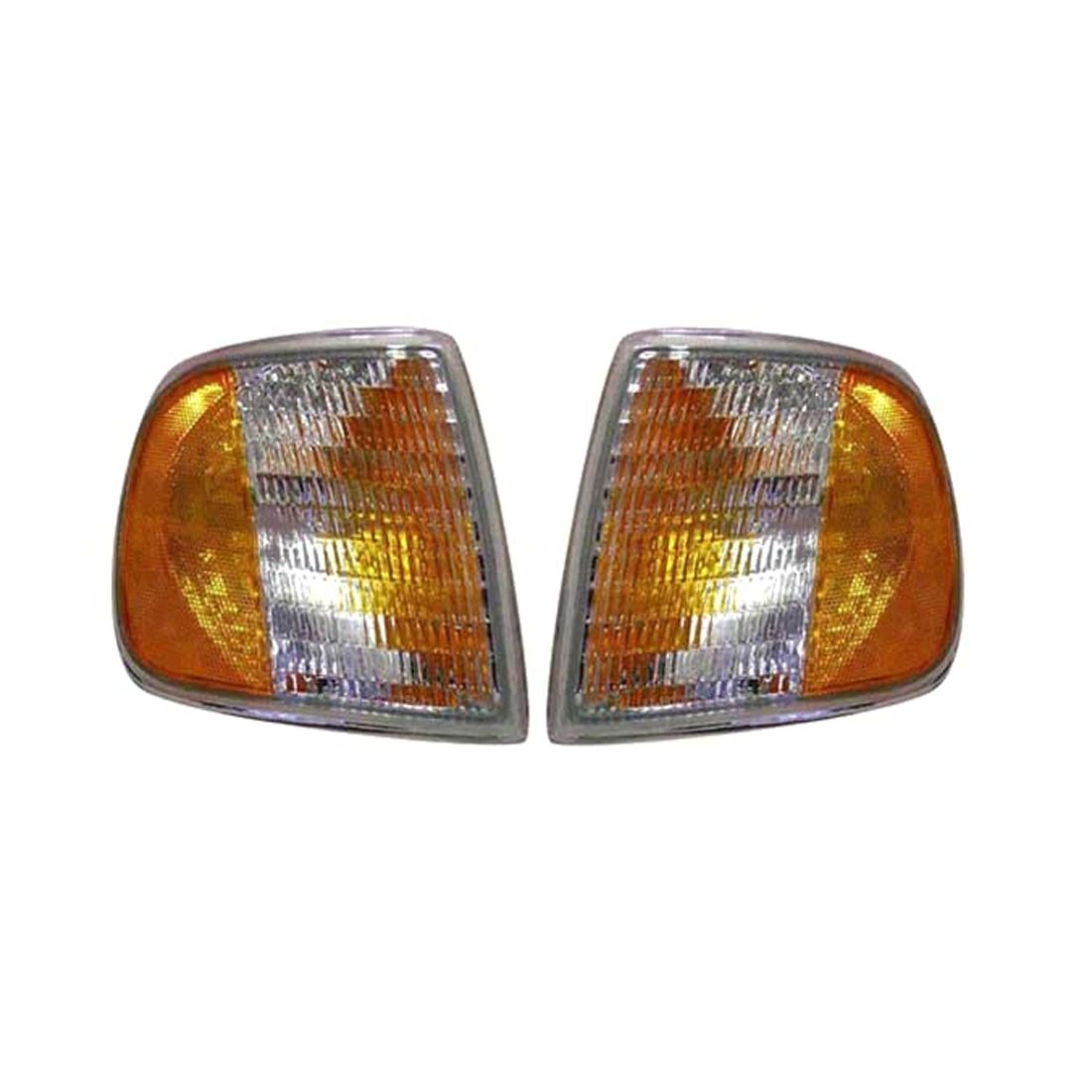 Park Signal Light Left & Right For 97-03 F-150 Standard Cab Pickup Light Duty