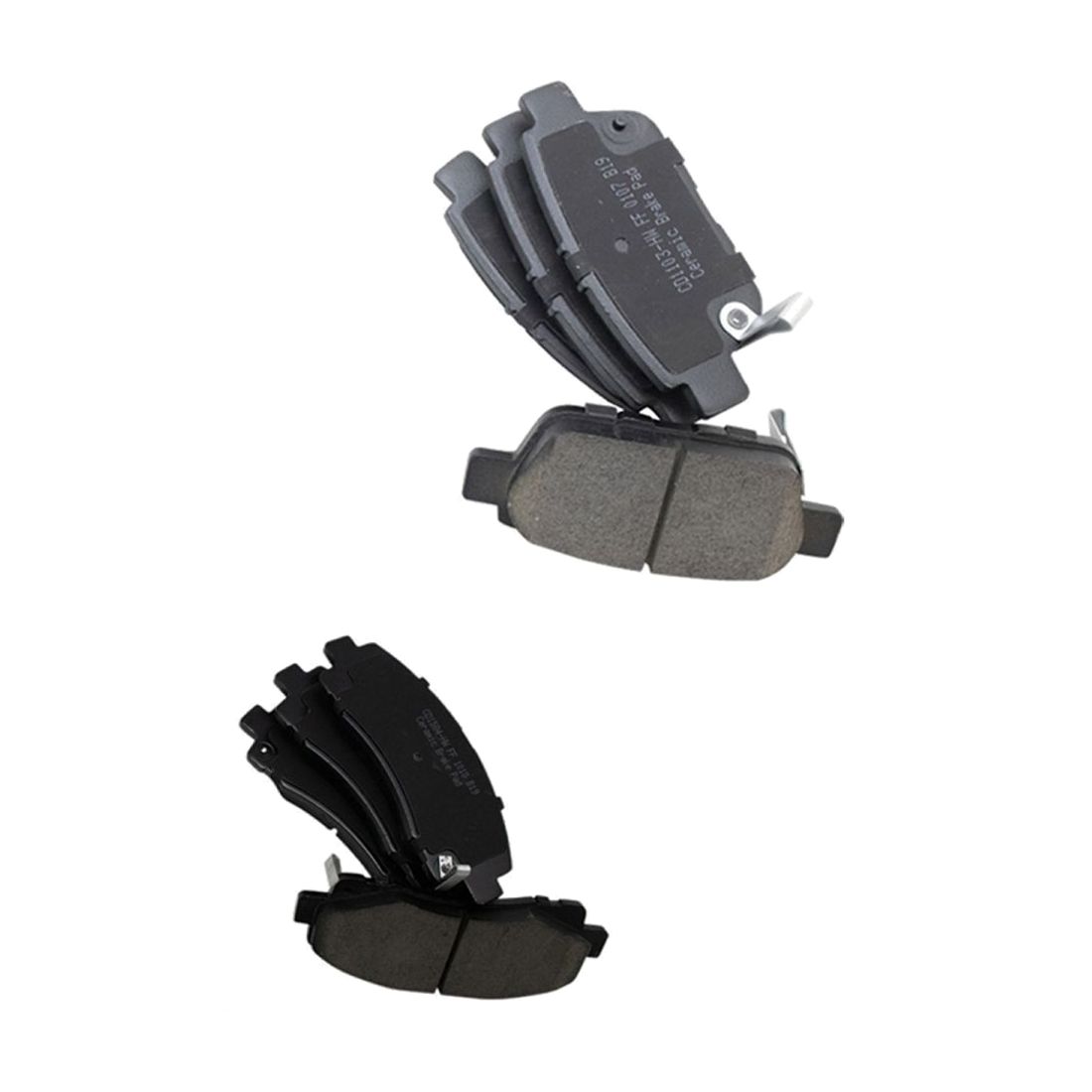 For 09-14 TL 06-14 Ridgeline Front & Rear Ceramic Brake Pad Kit W/Chemicals