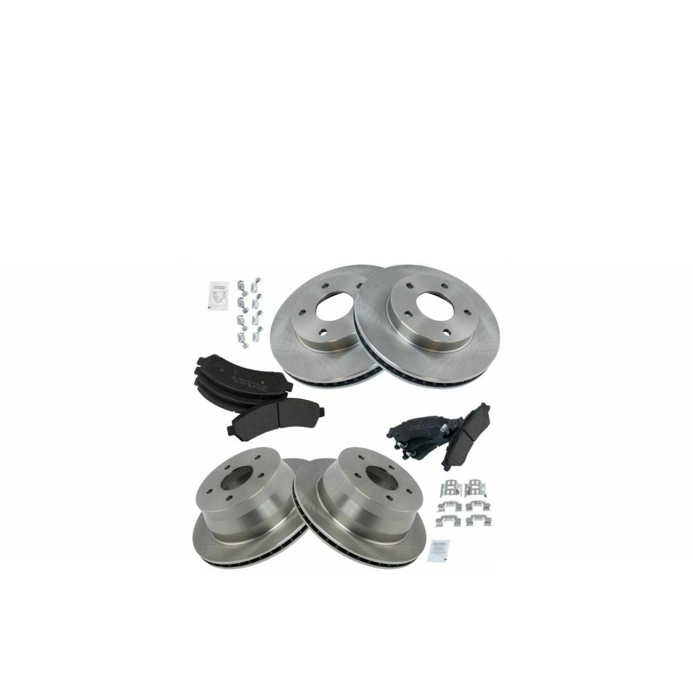 Metallic Brake Pad & Rotor Kit For Chevy GMC Olds Truck