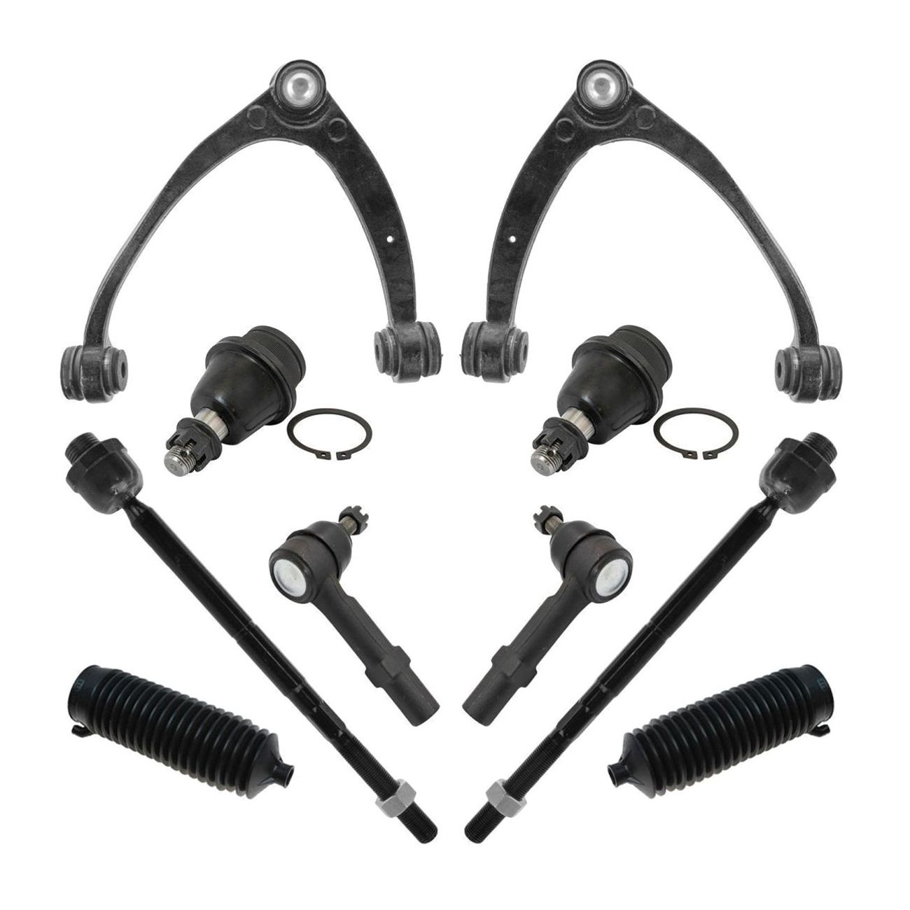 Control Arms Tie Rods Kit Fits Escalade Avalanche Silverado Tahoe Sierra