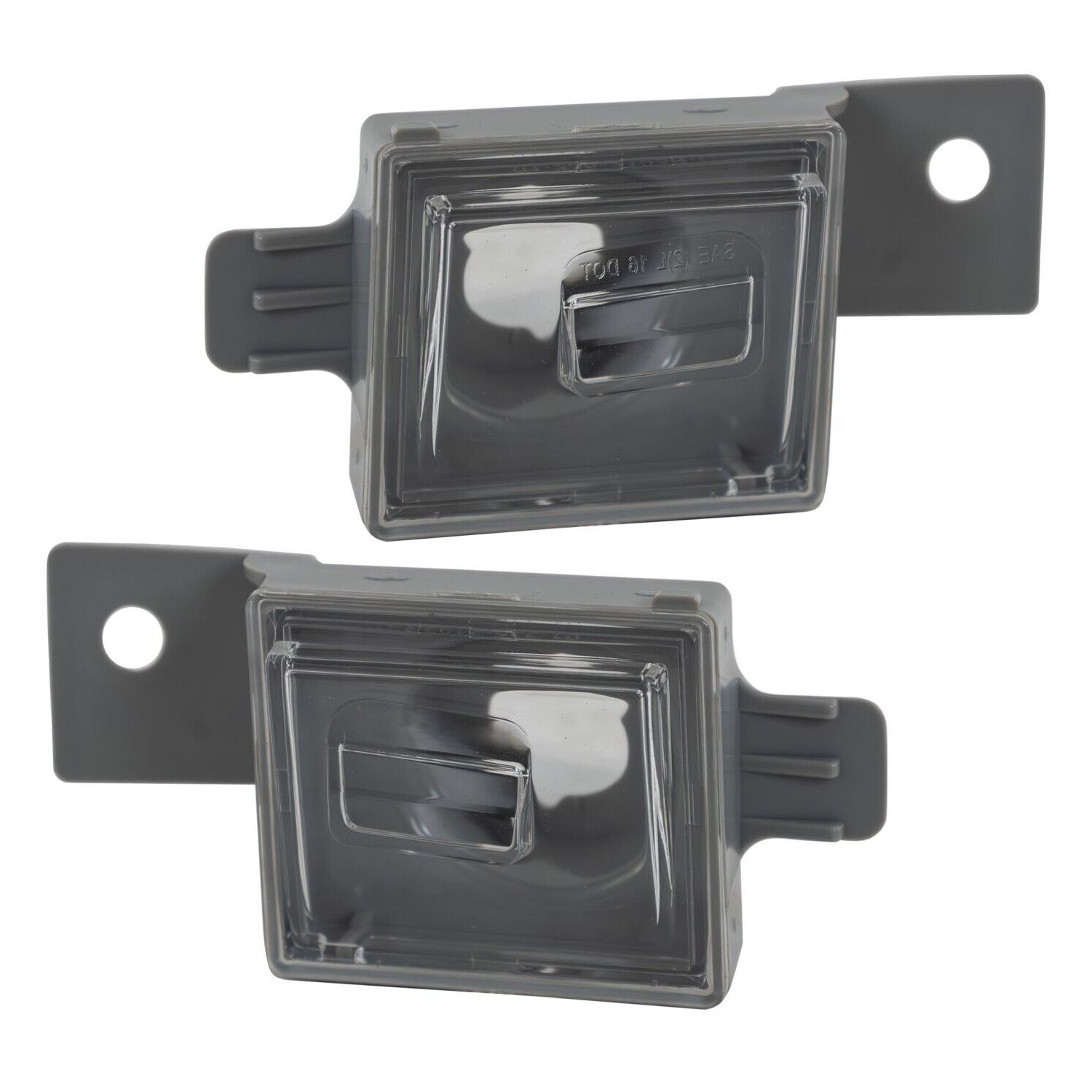 Set Of 2 License Plate Lights Rear Driver & Passenger Side For Chevy Gmc Pair