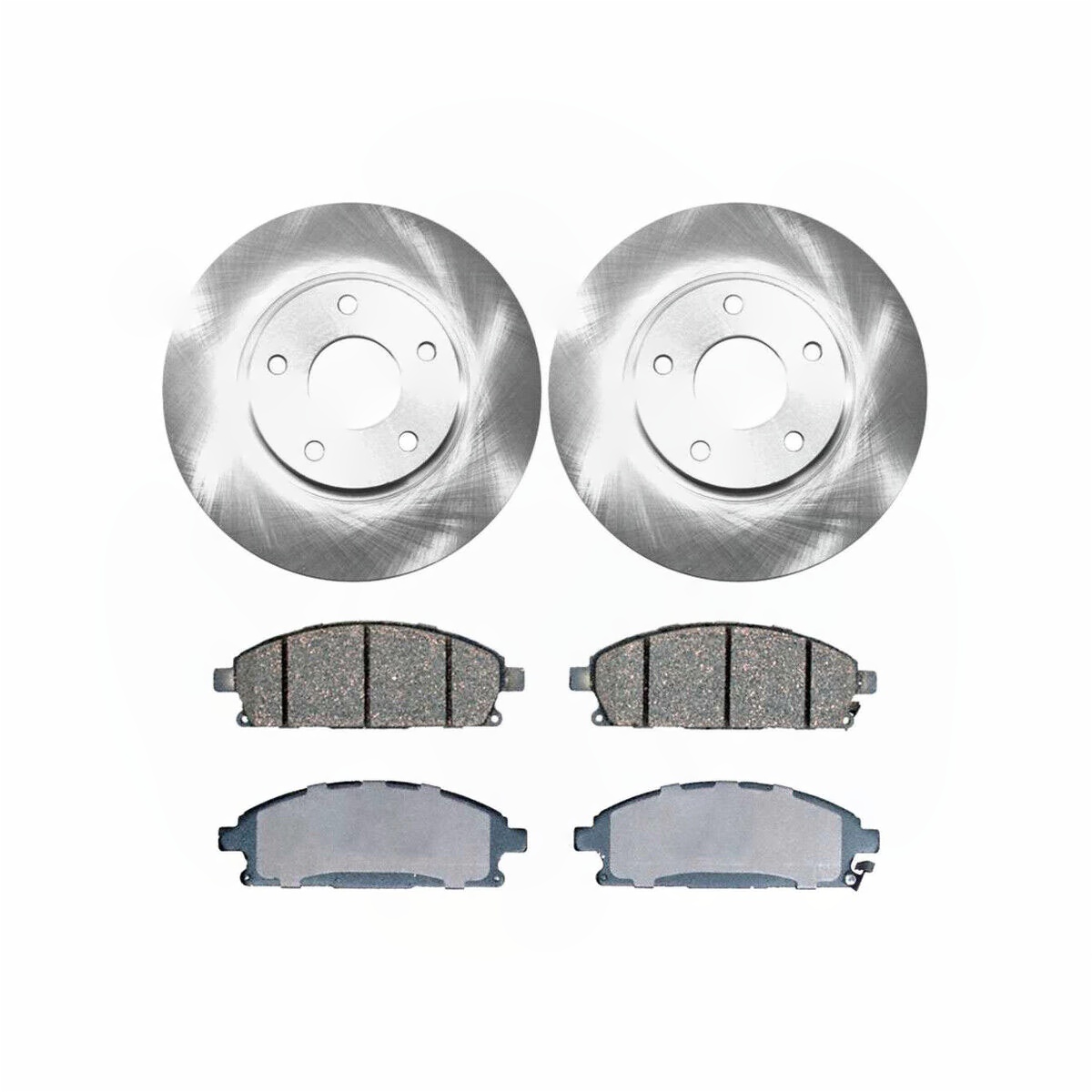 Front Brake Rotors & Ceramic Pads Kit For 04-09 Quest Mini Passenger Van 3.5L V6