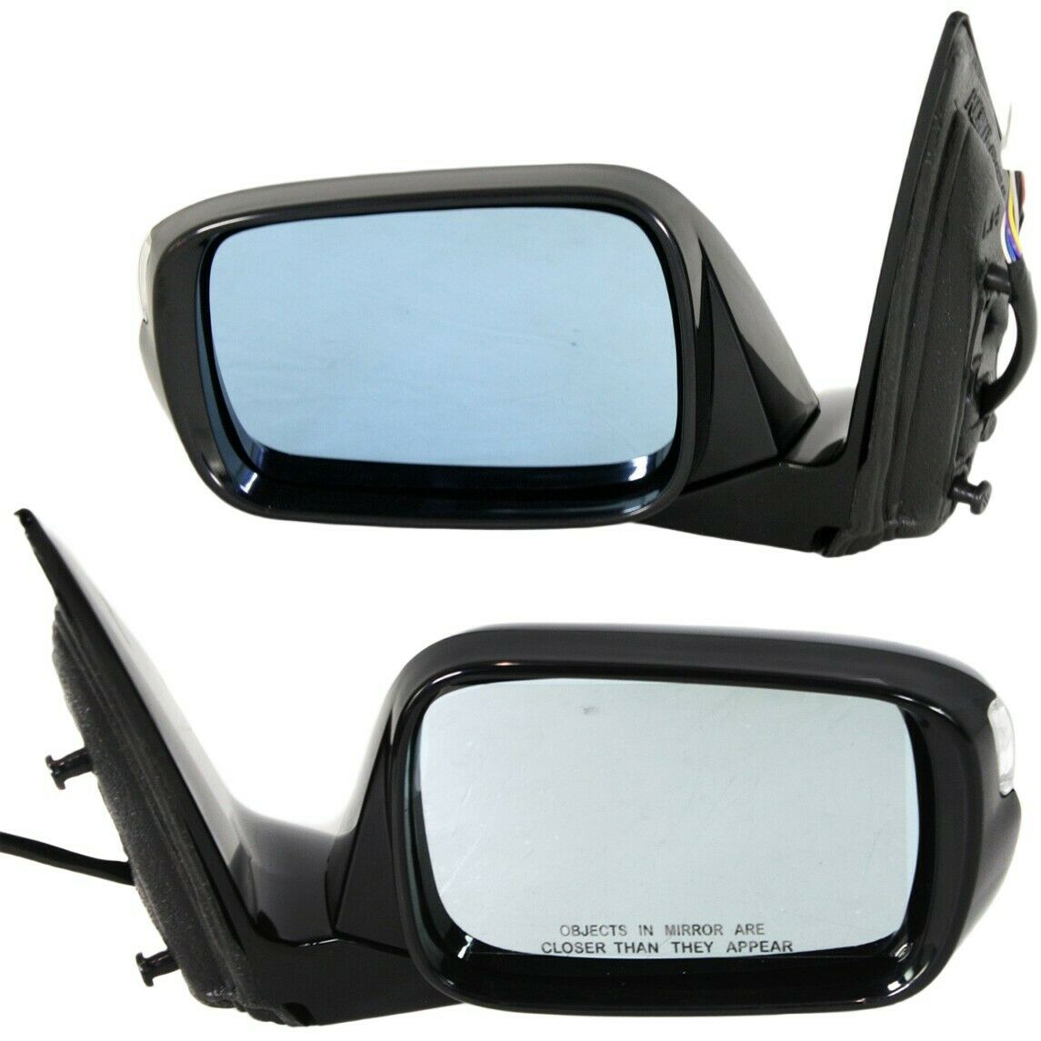 Power Mirror For 07-09 Acura MDX Base Model Manual Fold Heated Paintable 2Pc