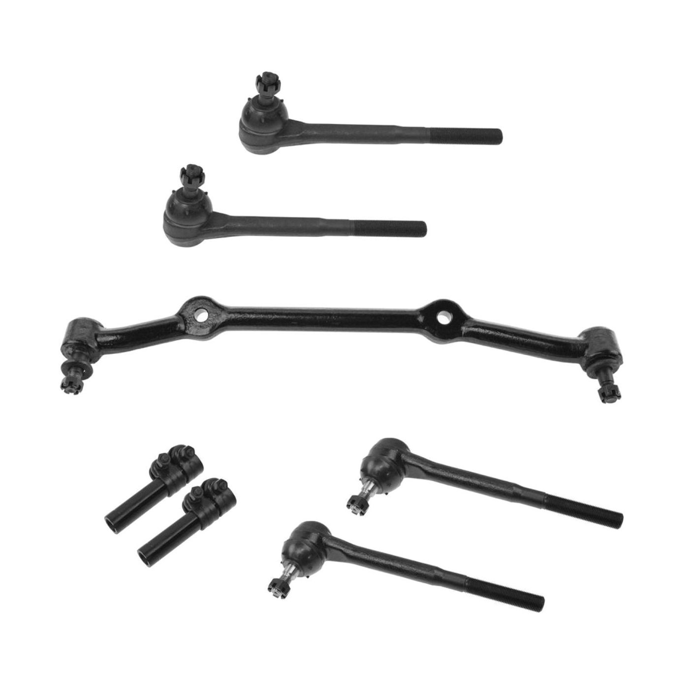 7pc Tie Rods Adjusting Sleeves Center Steering Kit For GM Pickup Truck