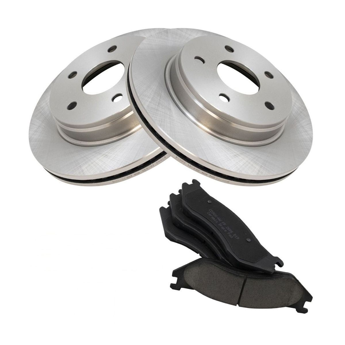 Front Ceramic Disc Brake Pads & Rotors Kit For Dodge Durango Ram 1500