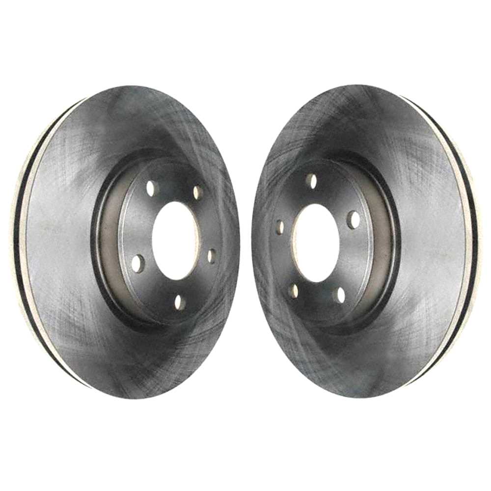 For 2007 2008 2009 Ford Edge Lincoln MKX FWD Front Brake Rotor Pair