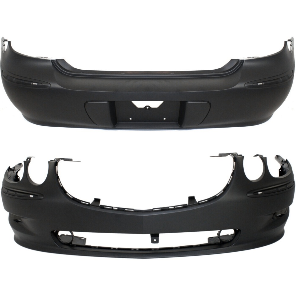 For Buick Allure LaCrosse Bumper Covers Fascias Set Of 2 Front & Rear Pair