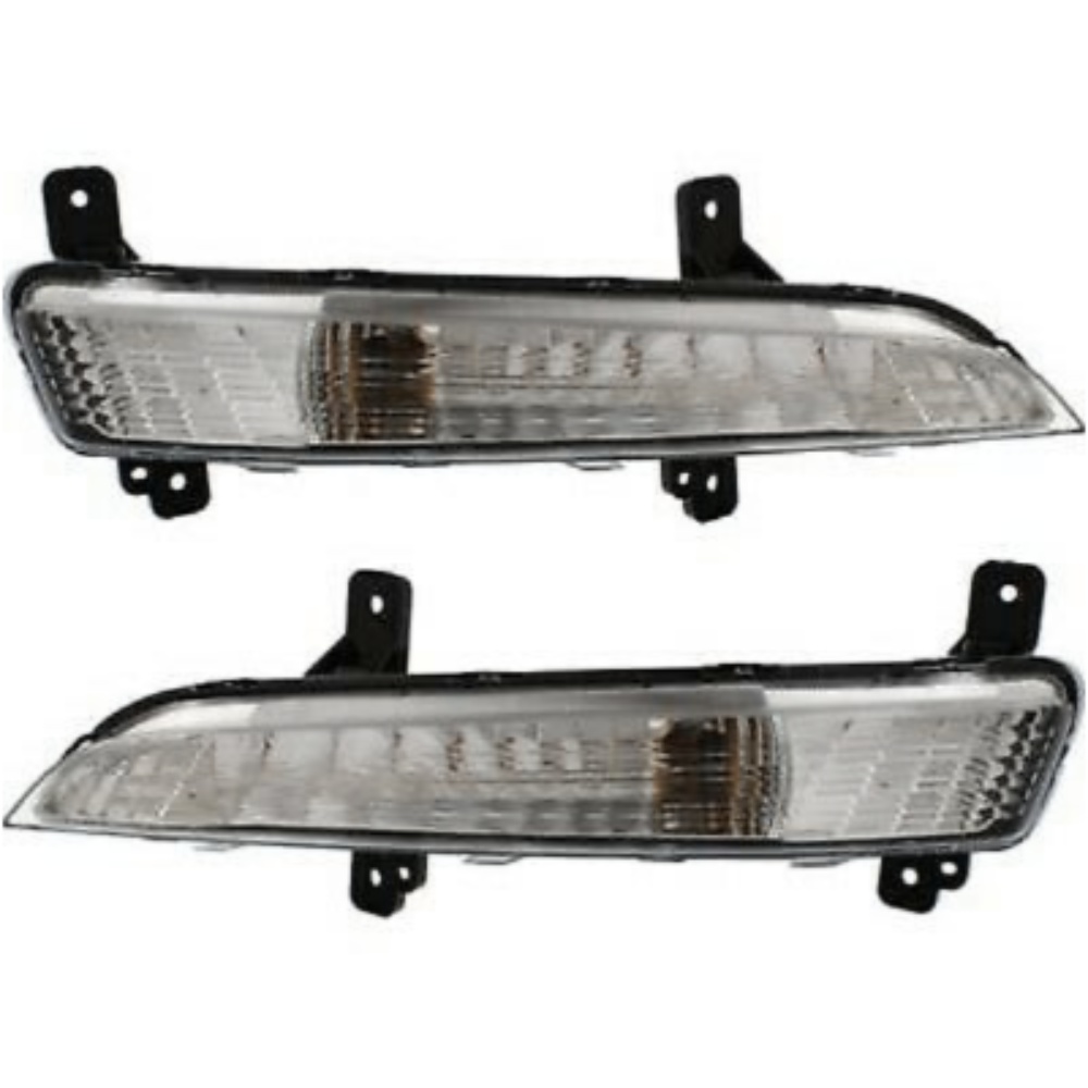 Turn Signal Light For 2013-2017 Chevrolet Traverse Plastic Lens LH & RH Set Of 2