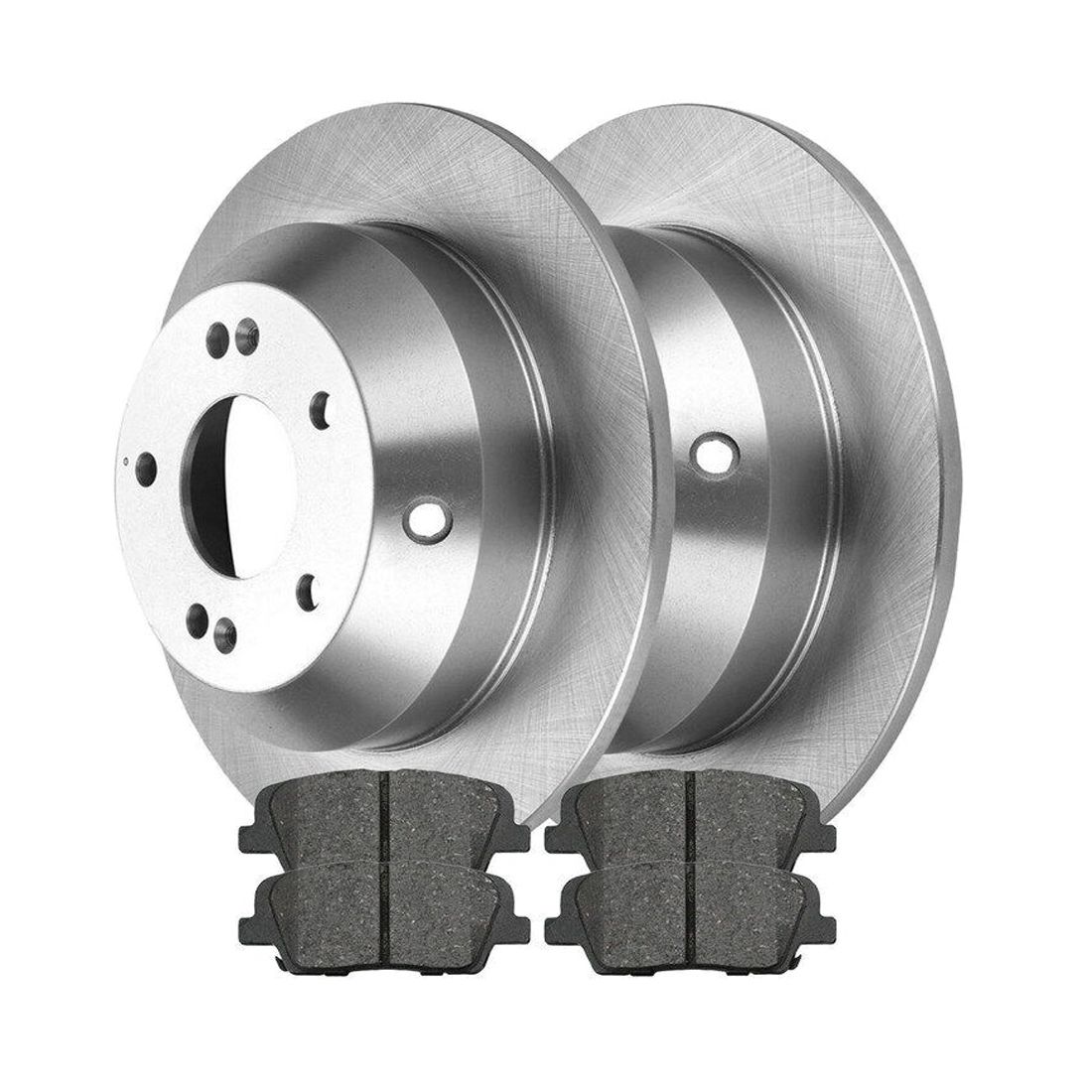Rear Brake Rotors & Pads For 2017-2019 Hyundai Santa Fe XL Sport Utility 2.4L