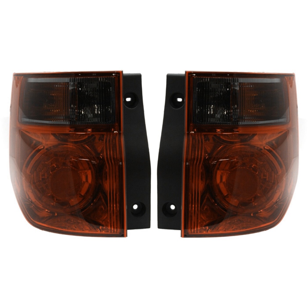Halogen Tail Light Set For 03-08 Element Clear/Red Lens W/ Bulbs 2Pcs