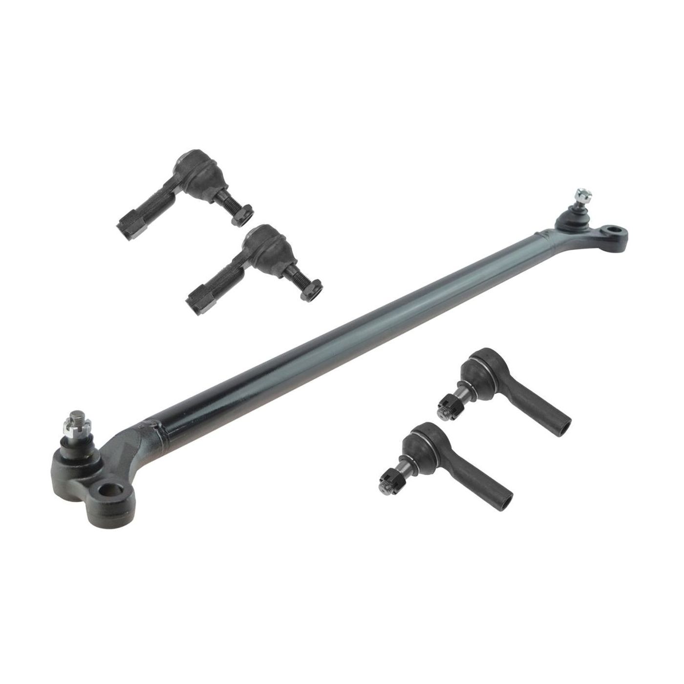 For 98-04 Frontier 00-04 Xterra 5 Pc Kit Inner Outer Tie Rod Center Drag Left