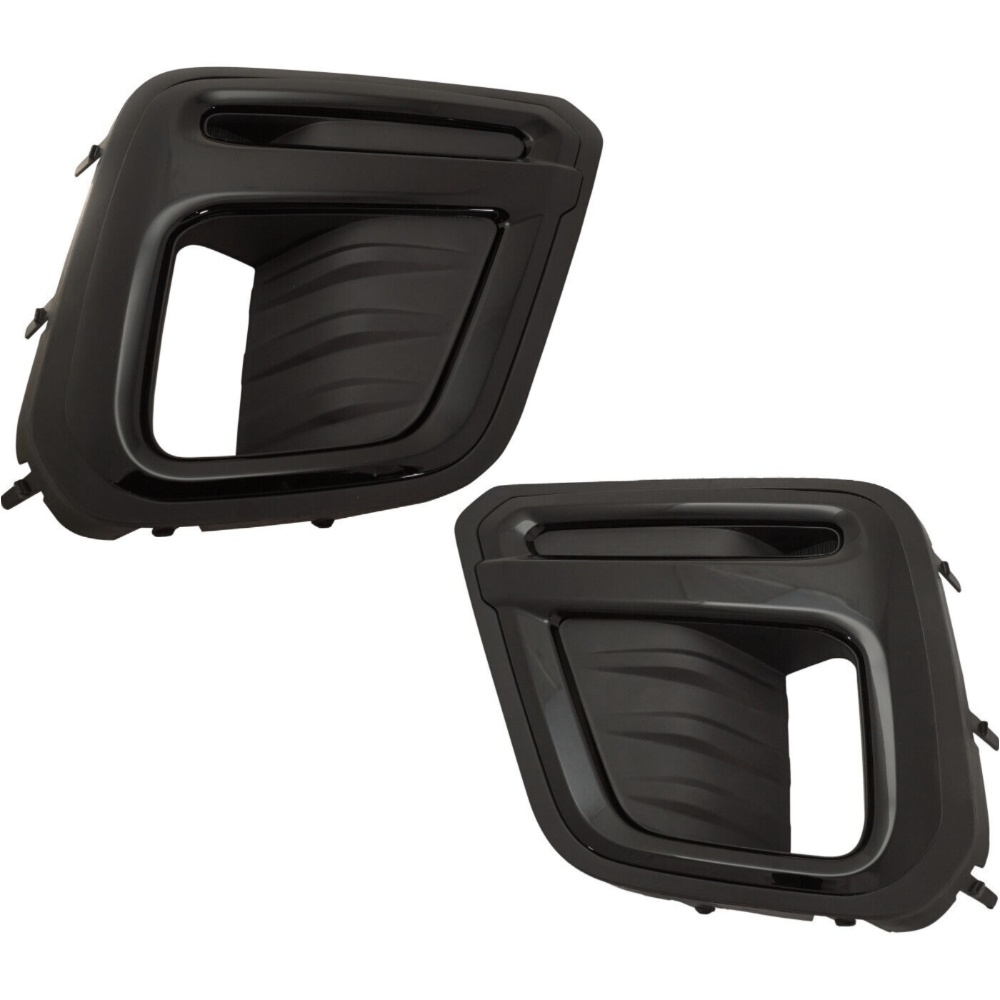 Fog Light Trims Driving Lamp Set Of 2 Front Driver & Passenger Side Pair