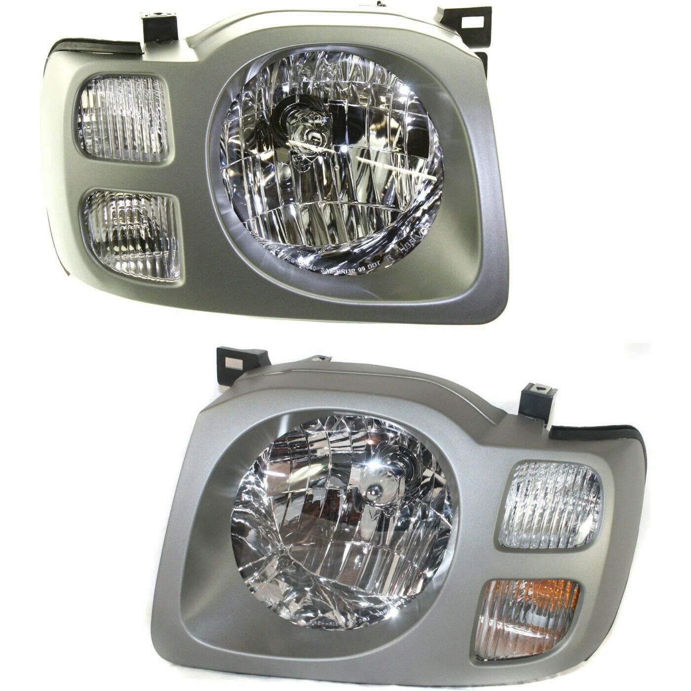 Headlight Set For 02-04 Xterra Sport Utility SE Left And Right With Bulb 2Pc