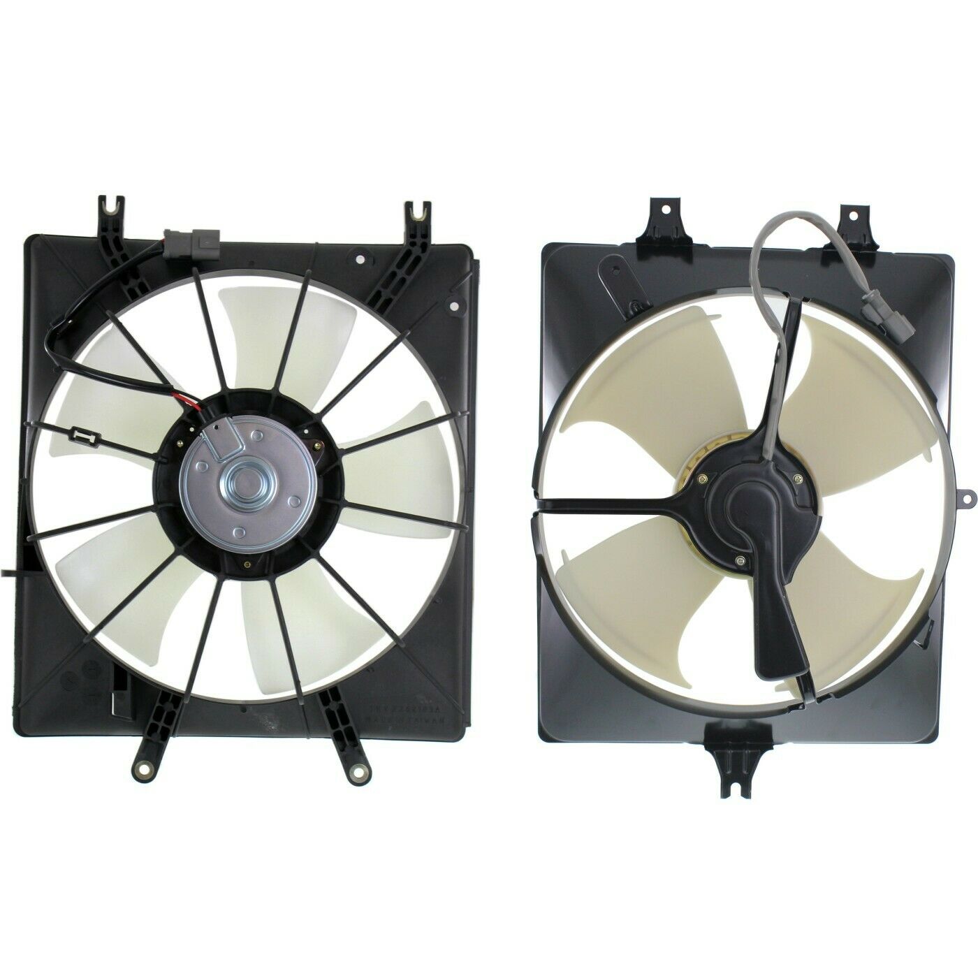 Radiator Cooling Fan W/ A/C Condenser Fan For 2004-08 TL Sedan Left & Right