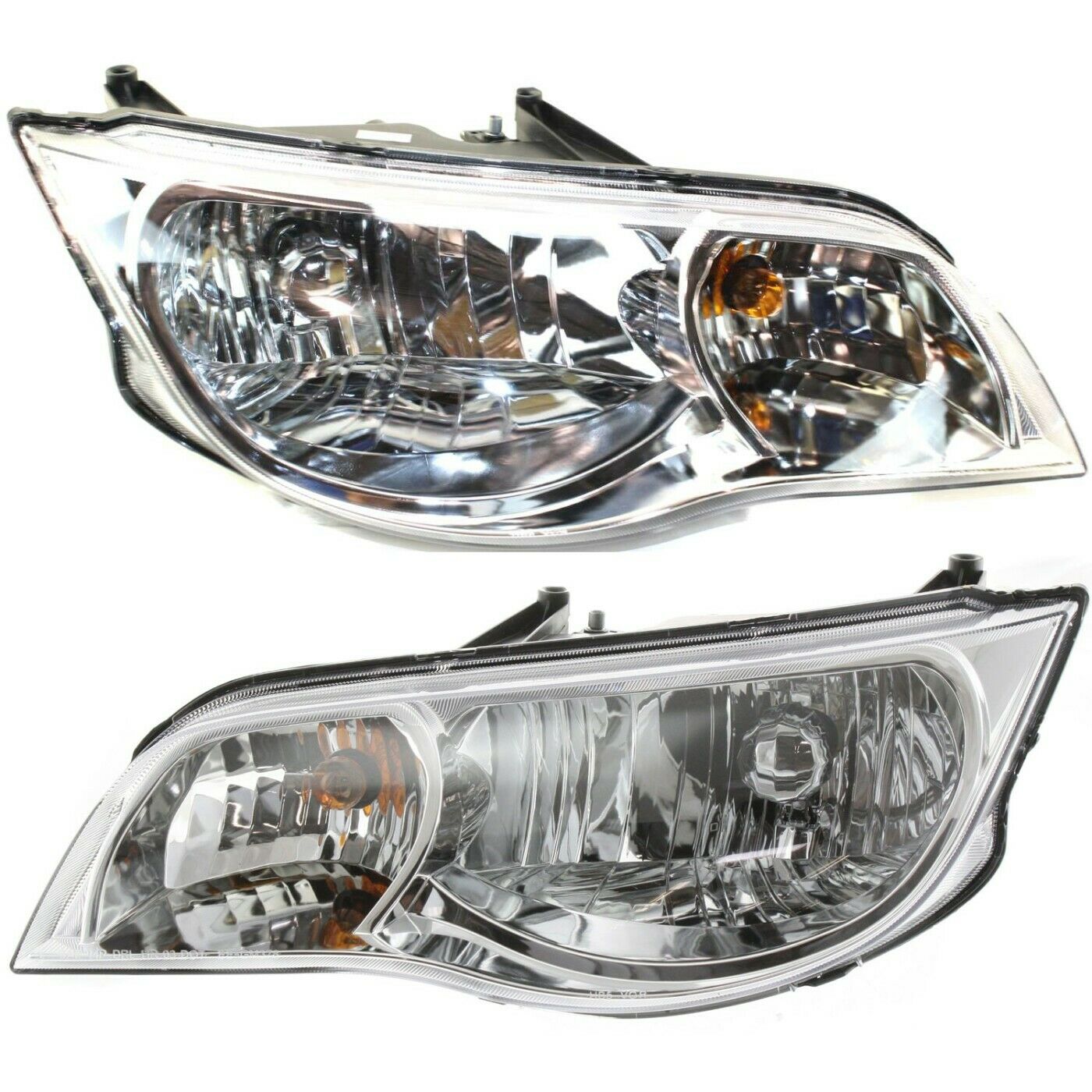 Headlight Set For 2003-07 Ion Coupe Coupe Left And Right With Bulb 2Pc