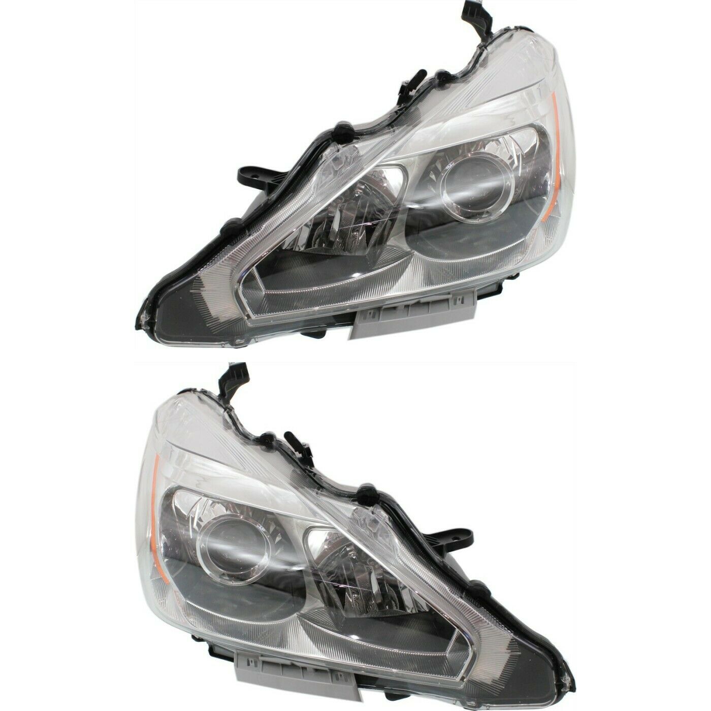 Headlight Set For Nissan 2013-2015 Altima Sedan Left And Right With Bulb 2Pc