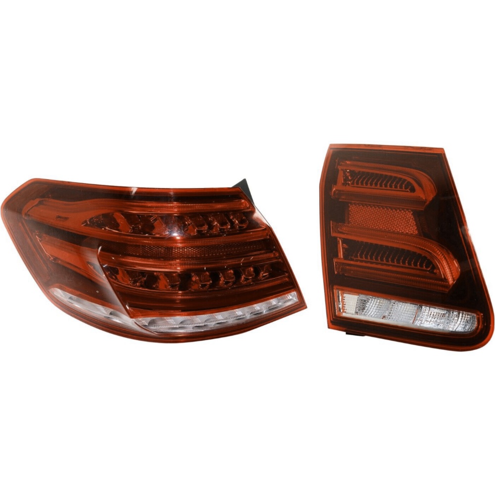 Pair Tail Lights Taillights Taillamps Brakelights Set Of 2 Driver Left Side Hand