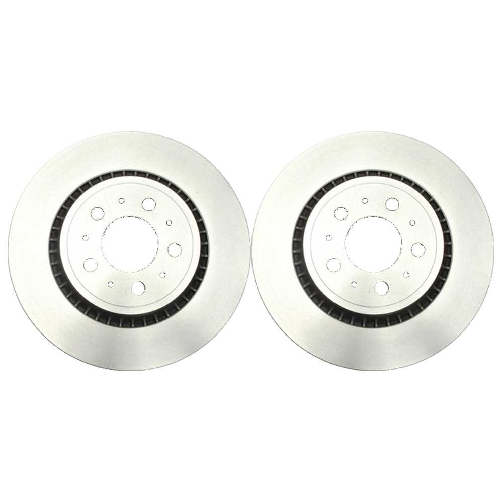 For 2003-2008 2009 2010 2011 2012 2013 2014 Volvo XC90 Rear Brake Rotor Pair